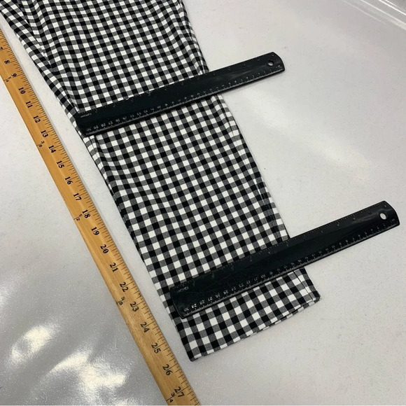 Talbots Pants‎ Woman 6 Curvy  Hampshire Ankle Black Gingham Pockets Stretch - Picture 11 of 11